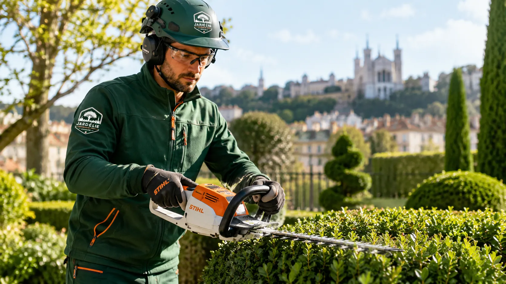 Élagage et entretien de jardin par Jardélie à Lyon
